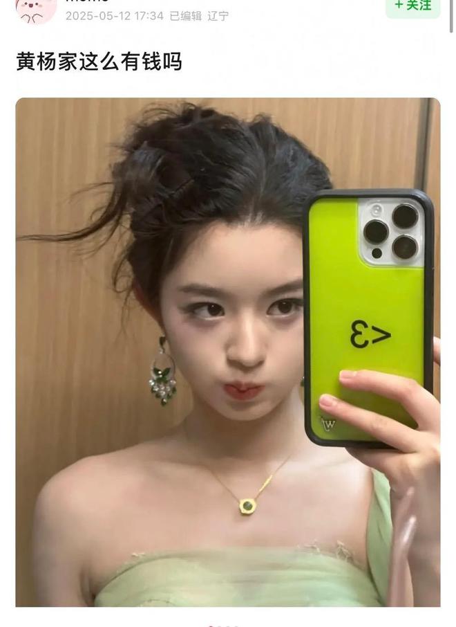 黄杨钿甜同款耳环仿款售价不到百元