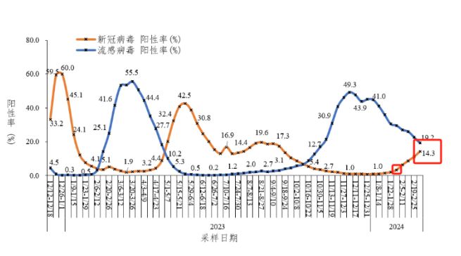 新冠阳性率快速上升
