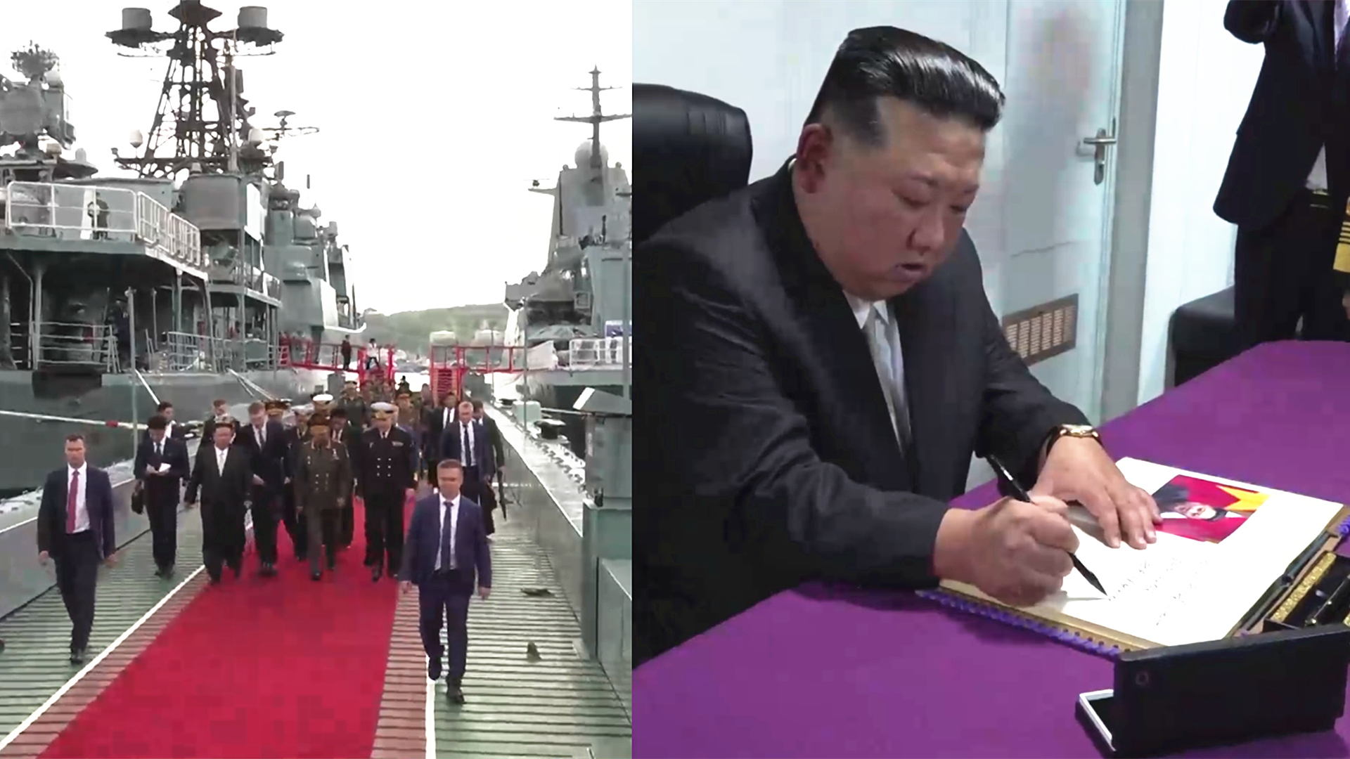 朝鲜新建军舰出严重事故 金正恩目睹
